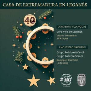 Actuaciones Navideñas Coros y Danzas Villa de Leganés
