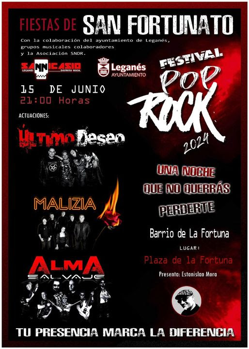 Fiesta de San Fortunato Festival Pop Rock 2024
