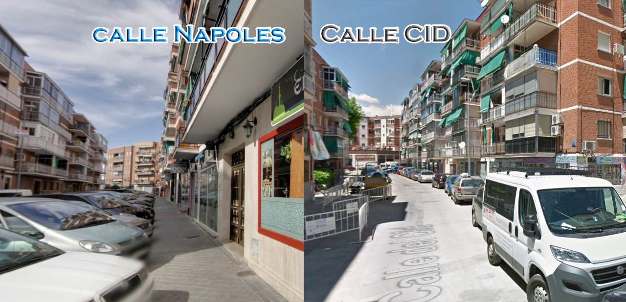 calle Napoles y CID