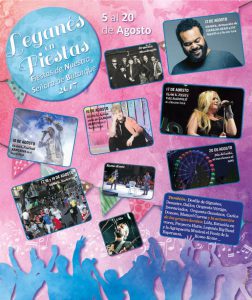 Cartel Calendario fiestas de Leganés 2017