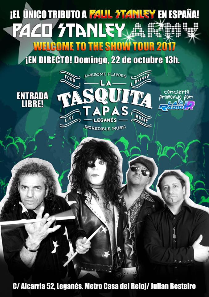 Paco Stanley Kiss concierto en la Tasquita Tapas