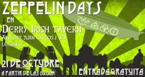 Zeppelin days tributo a Led Zeppelin en Derry IrishTavern