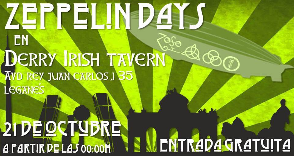 Zeppelin days tributo a Led Zeppelin en Derry IrishTavern