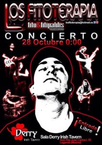 Fitoterapìa, tributo a Fito en Derry Irish Tavern