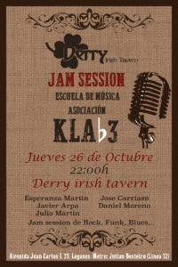 JAM SESSION en el Derry Irish Tavern