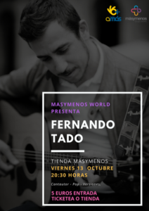 Acústicos masymenos world: Fernando Tado