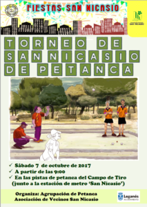 TORNEO DE PETANCA SAN NICASIO - CABECERA FIESTAS