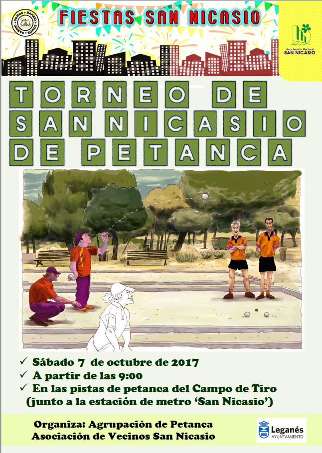 TORNEO DE PETANCA SAN NICASIO - CABECERA FIESTAS