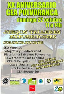 Actividades Centro de Educación Ambiental del parque de Polvoranca