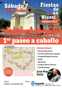 I Paseo a Caballo fiestas de San Nicasio 2017