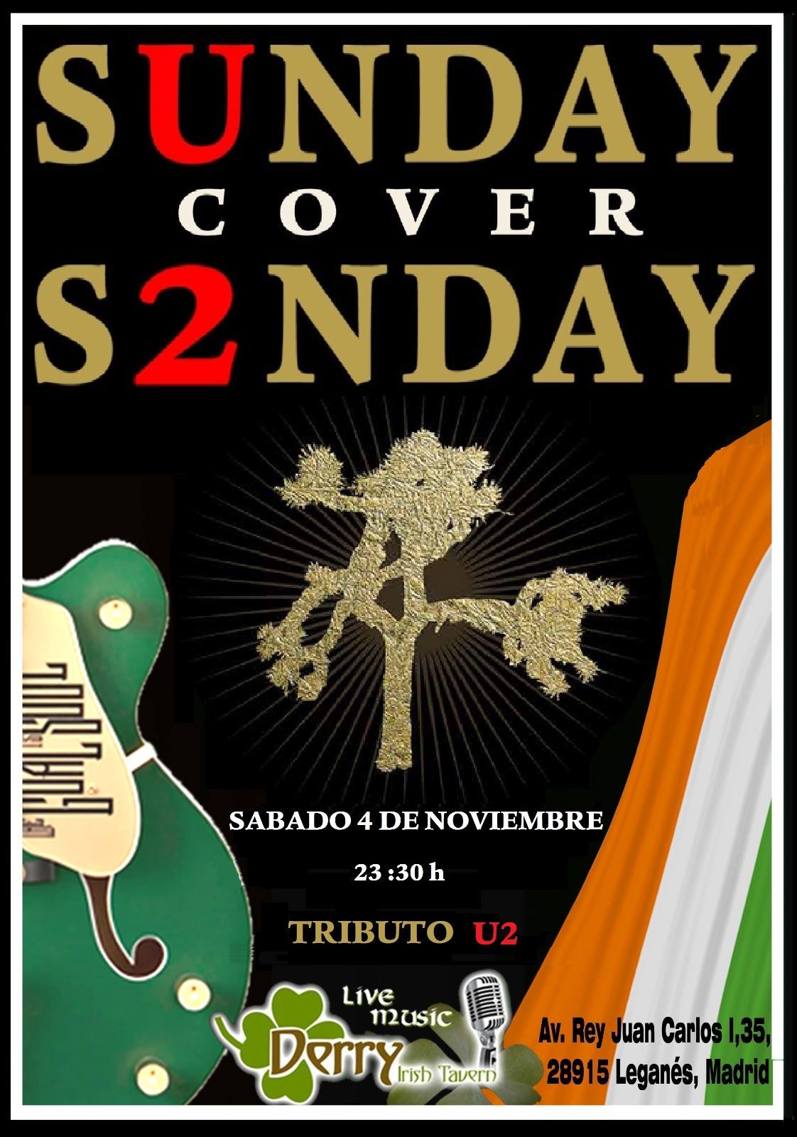 Sunday Cover U2 tributo en Derry