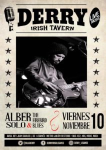 Albert Solo & The Firebird Blues. En el Derry