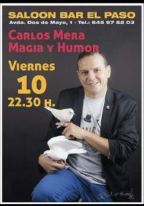 Gan mago Carlos Mera, en el Paso Leganés