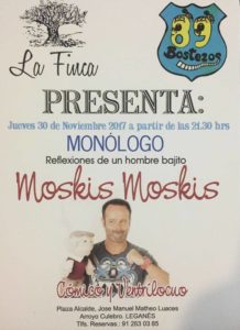 MONÓLOGOS y HUMOR en el RESTAURANTE "LA FINCA"