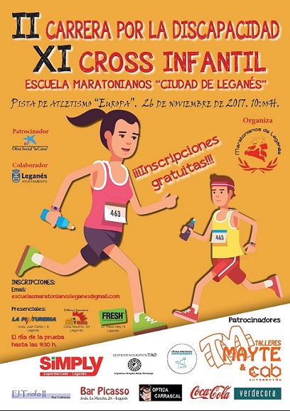 XI cross infantil escuela de maratonianos “Ciudad de Leganes”