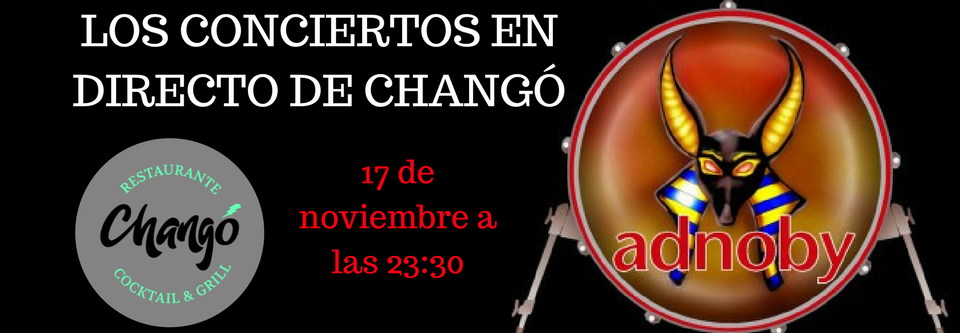 Adnoby en concierto en el Restaurante Chango Leganés