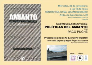 Presentación del libro "AMIANTO