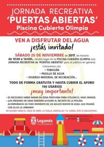 puertas abiertas piscina olimpia