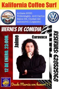 Jaime Caravaca, viernes de comedia