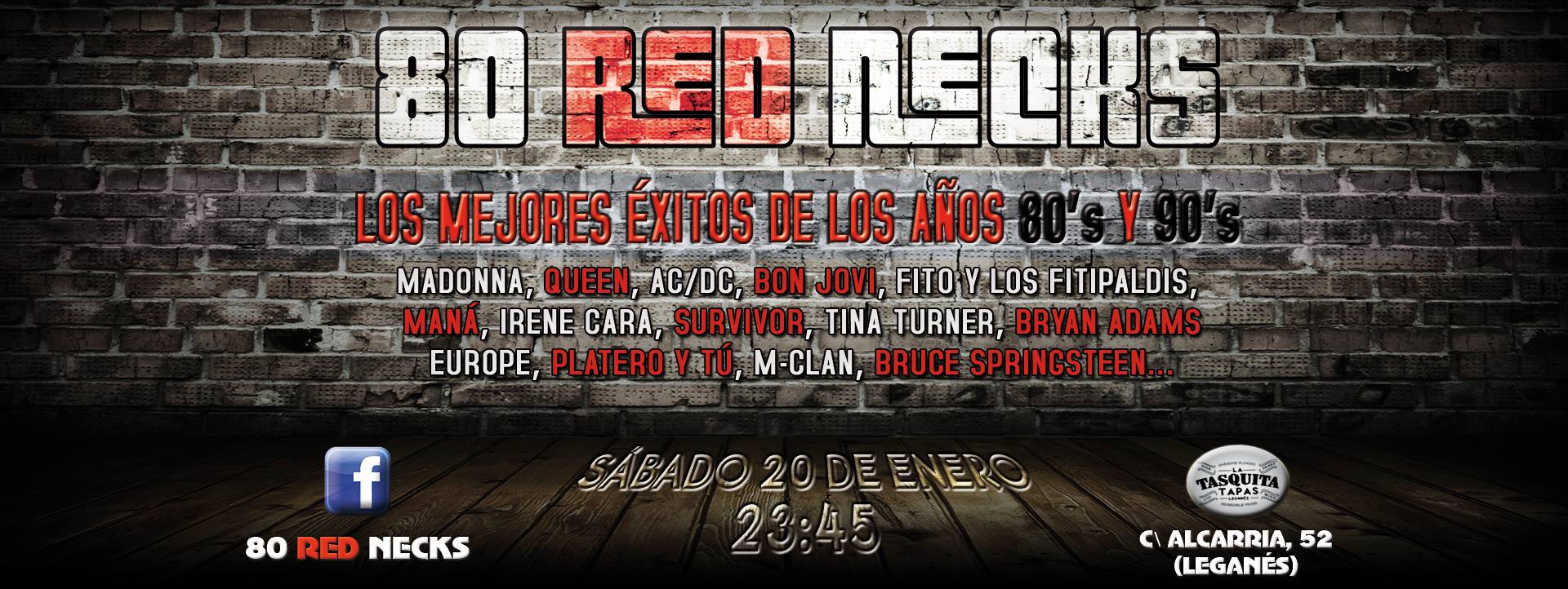 80 Red Necks - Concierto Sábado 20 Enero (La Tasquita)