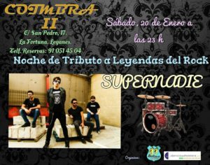 Los SUPERNADIE en el COIMBRA II Tributo a leyendas de Rock