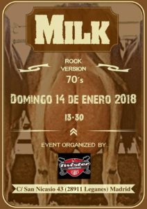 Milk Rock versiones 70´s en el Twister