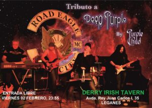 Purple Child tributo a Deep Purple en el Derry