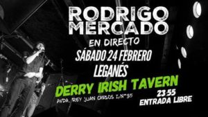 Rodrigo Mercado en el Derry