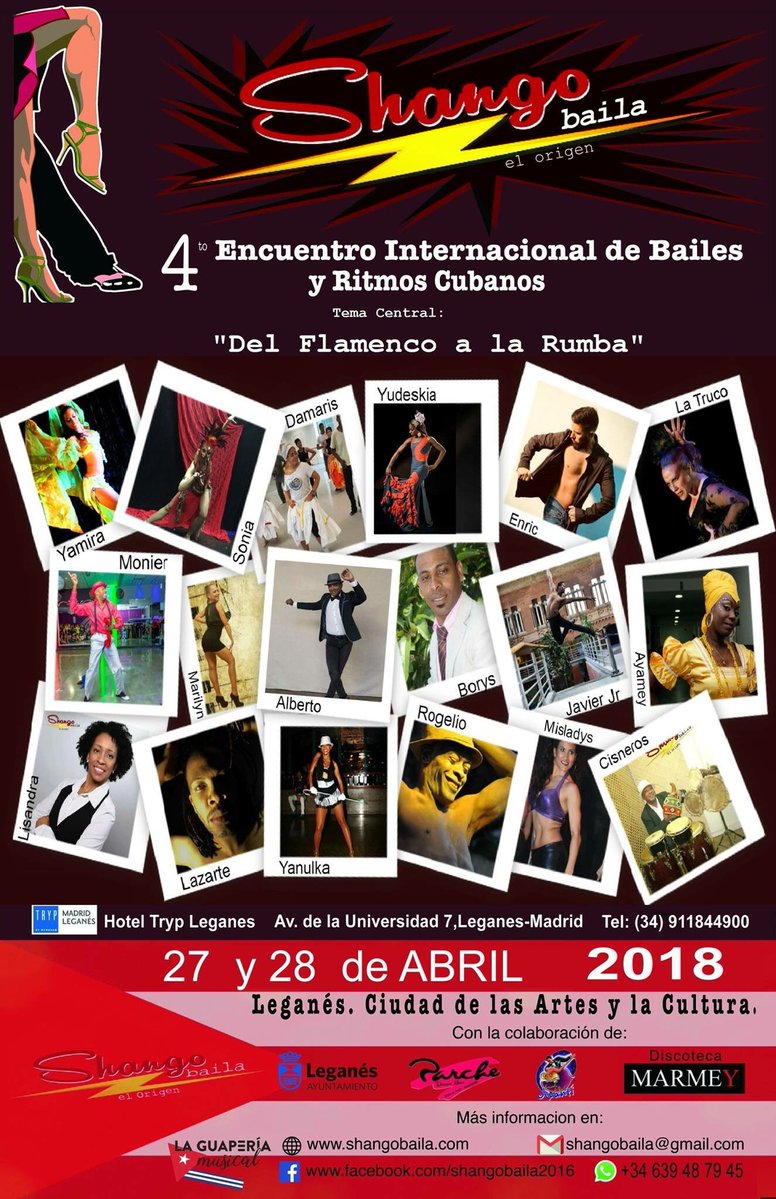 4º Encuentro Internacional de Bailes y Ritmos Cubanos Shango Baila