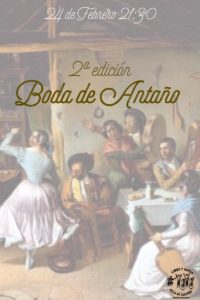 boda de antaño