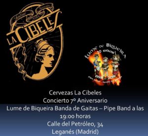 7º Aniversario Cervezas La Cibeles con Lume de Biqueira