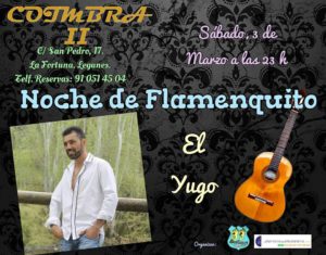 EL YUGO NOCHE DE FLAMENQUITO en el RESTAURANTE COIMBRA II