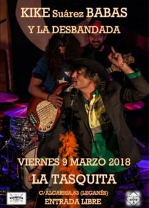 Kike Babas y la Desbandada rock en la Tasquita