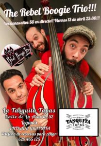 Rebel Boogie Trio Rock&Roll en la Tasquita