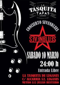 Sevenblues versiones en la Tasquita