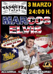 THE ELVIS NIGHT SHOW en la Tasquita