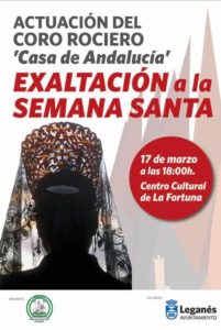 Actuación del coro rociero Casa de Andalucia