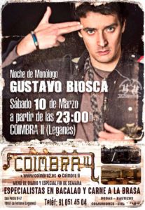 Monologos con Gustavo Biosca en el Coimbra II