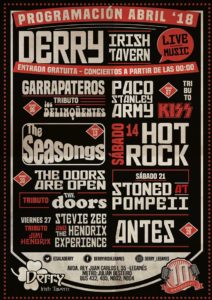 programacion derry abril 2018