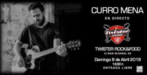 Curro Mena a las 13-30 en el Twister VERMUTROCK