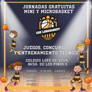 Jornadas Gratuitas Mini y Microbasket