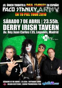 Paco Stanley Army ( KISS ) en el Derry