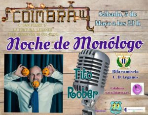 TITO ROBER monologos en el Coimbra