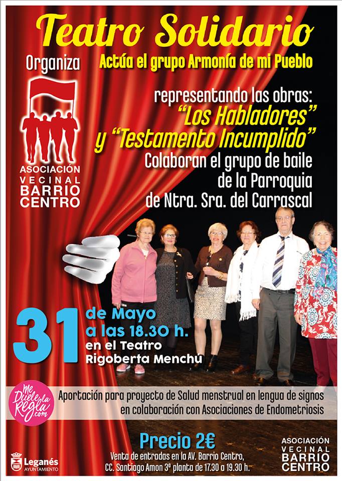 Teatro solidario en el Rigoberta Menchú "Los Habladores"