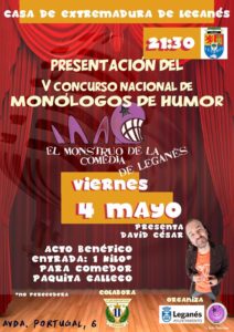 Presentación del V Concurso Nacional de Monólogos de Humor