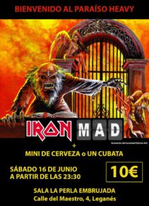 Concierto de Iron Mad en La Perla Embrujada