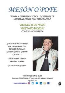 Humor con Gustavo Biosca en el Meson O´pote