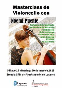 Masterclass de voloncello con Noemi Puente