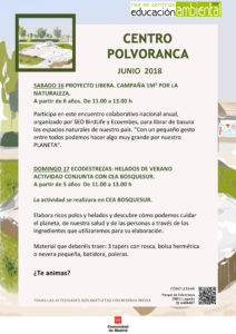 Actividades en el CEA Polvoranca en junio 2018
