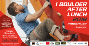 Competición de escalada en Indoorwall Leganés